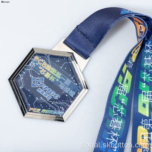 Custom Name Badges medals made to order personalised enamel badges Factory